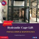 Hydraulic Cage Lift, Goods Lift - R K Engineering Works